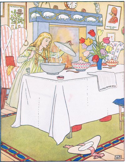 So She Tasted the Porridge by Leonard Leslie Brooke